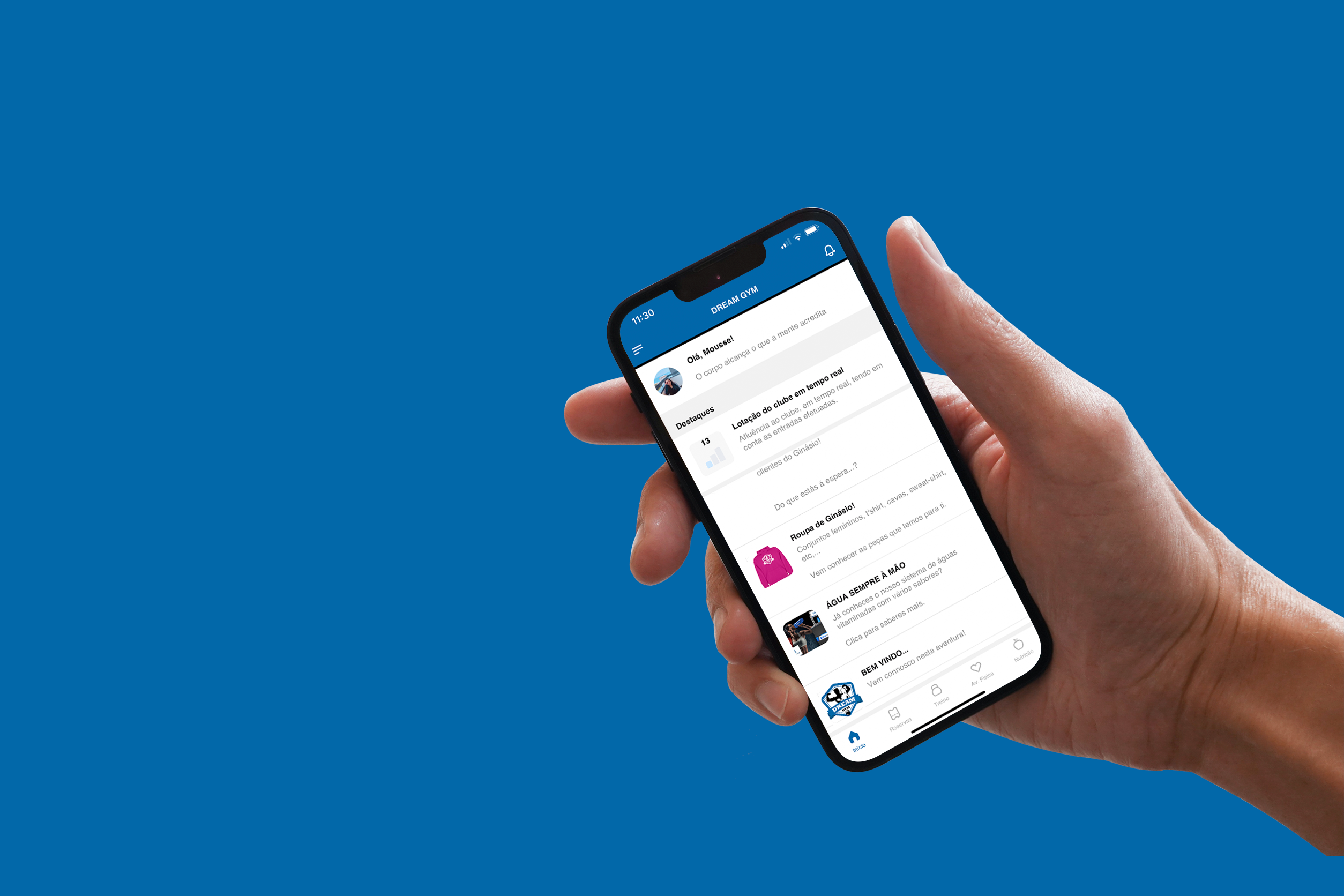 Instala a nossa aplicação